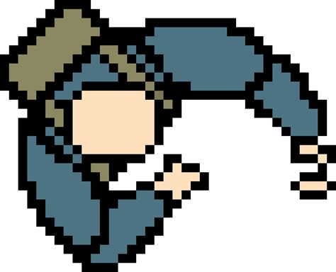 Custom Player Sprite For Top-Down-Shooter | Pixel Art Maker