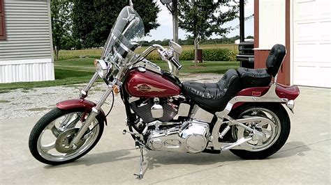 1998 Harley-Davidson® FXSTC Softail® Custom (Red), Vergennes, Illinois (582119) | ChopperExchange