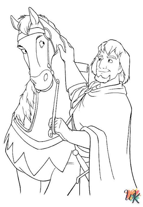 16 Disney Horse Coloring Pages For Kids - ColoringPagesWK.com