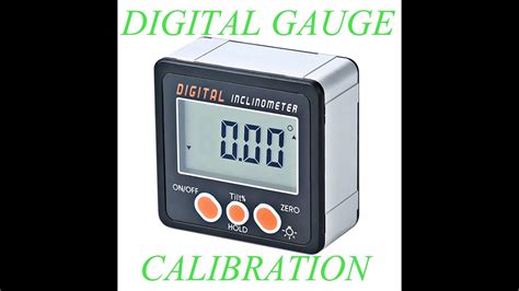 INCLINOMETER CALIBRATION - YouTube