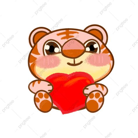 Tiger Heart Clipart Transparent PNG Hd, Tiger Heart 2022, Tiger Art, Tiger Year 2022, Png PNG ...