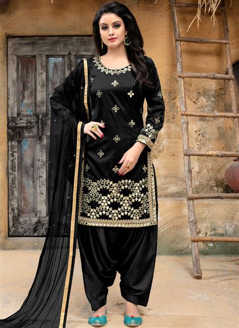 Buy Black Punjabi Suit Online