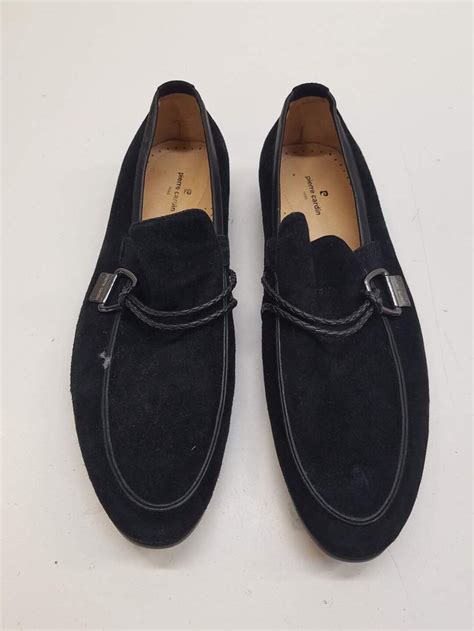 Vintage Pierre Cardin Men's Black Suede Loafer Shoes - Etsy