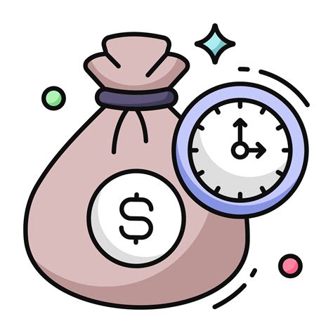 Vector design of time is money 33491373 Vector Art at Vecteezy