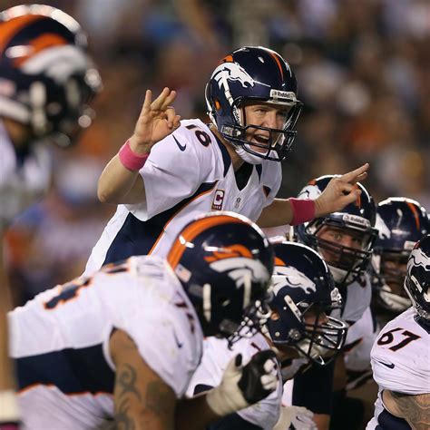 Peyton Manning: Broncos QB Will Guide Team to First-Round Playoff Bye ...