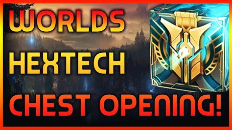 World Championship Hextech Chest Opening 2016 | League of Legends - YouTube