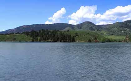 Horsetooth Reservoir Fishing Information - Colorado Fishing Lake Map