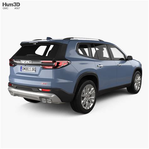 GMC Acadia Denali 2024 3D model - Download Crossover SUV on 3DModels.org