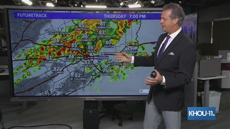 Houston weather: Severe storm threat creeps in Thursday afternoon ...