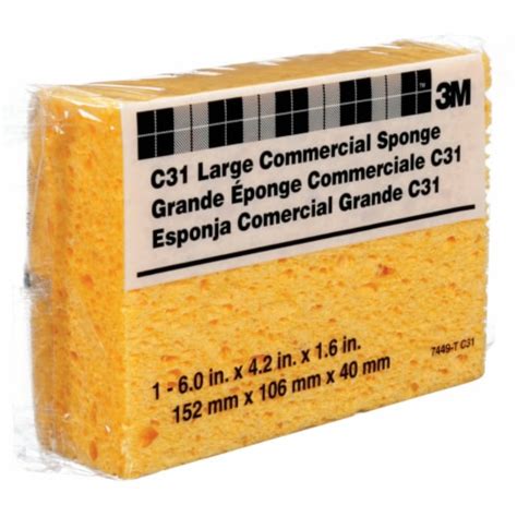 3M Commercial Size Sponge, 7.5 In. x 4.375 In. x 2.06 In. C31, 1 - Kroger