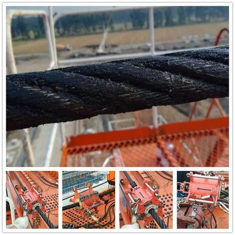 Wire rope inspection on high-speed construction girder crane, welcome to contact to learn more ...