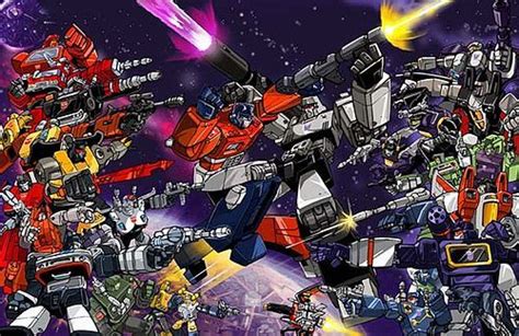 Autobots vs. Decepticons by Unknown Artist. Searched for a while and couldn't find the artist ...