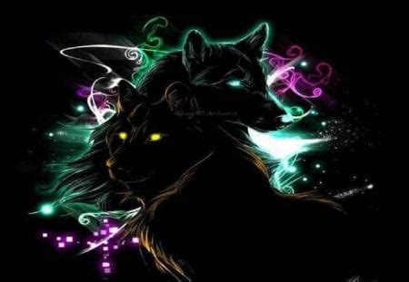Neon Wolves - Fantasy & Abstract Background Wallpapers on Desktop Nexus (Image 1447709)