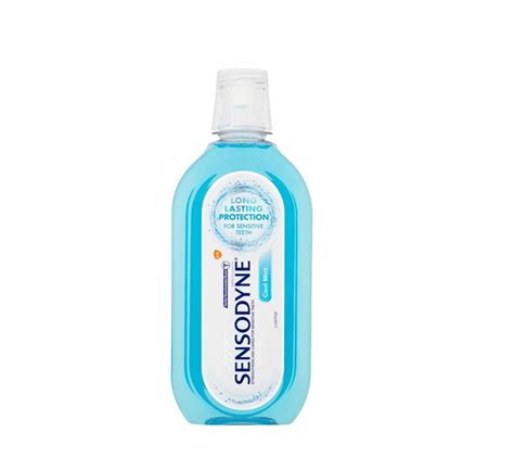 Sensodyne Mouthwash Cool Mint Long Lasting 500ml. - Dukakeen.com