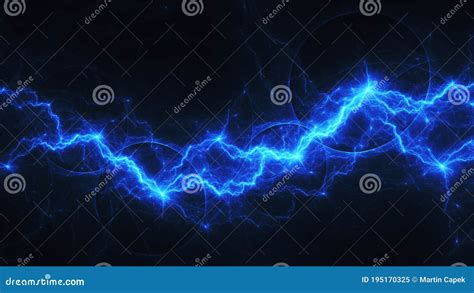 Blue Electricity Background