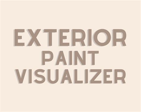 Exterior House Paint Color Visualizer - Etsy