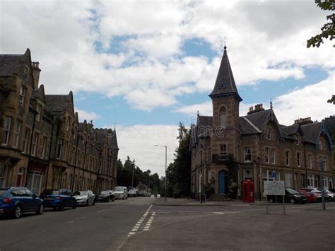 Streets of Dunkeld, Scotland Editorial Stock Image - Image of ...