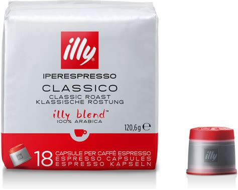 illy Iperespresso Classico Espresso Coffee Capsules 18 pcs - Crema