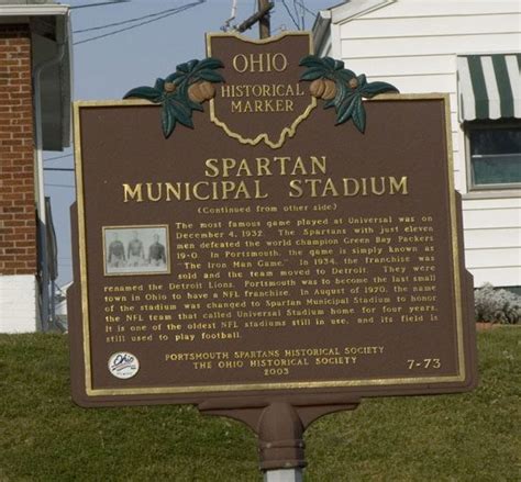 7-73 Spartan Municipal Stadium - Remarkable Ohio