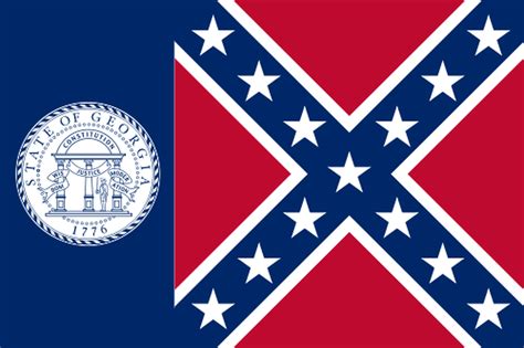 Georgia and Mississippi are still flying versions of the Confederate ...