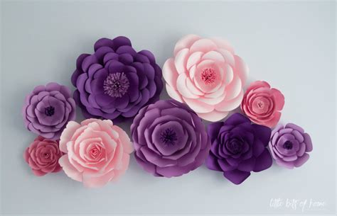 Paper Wall Flowers Tutorial