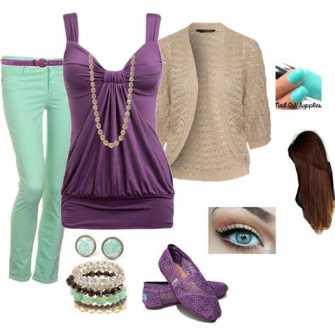 Purple and Teal | Clothes design, Fashion, Women