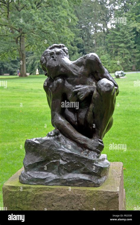 "Femme Accroupie" by Auguste Rodin in the sculpture garden of the ...