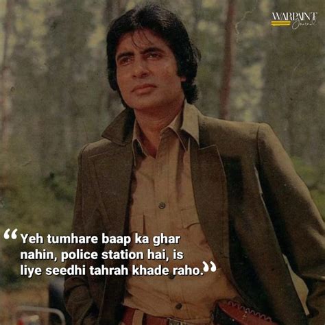 Iconic Dialogues By Amitabh Bachchan aka 'Big B' - WarPaint Journal