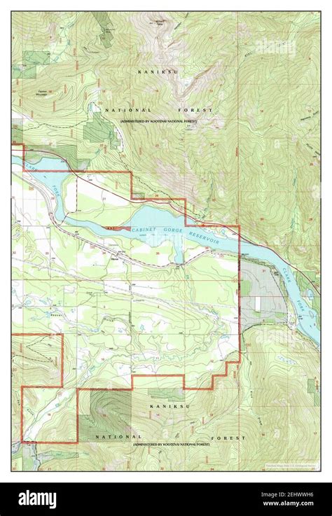 Heron, Montana, map 1997, 1:24000, United States of America by Timeless ...