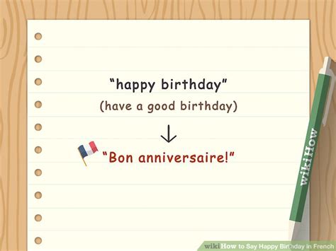 4 Ways to Say Happy Birthday in French - wikiHow