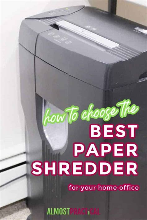 How to Choose the Best Paper Shredder for Your Home Office