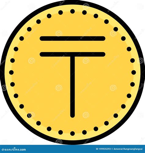 Kazakhstani Tenge Symbol On Mapping Marker Vector Icon. | CartoonDealer ...