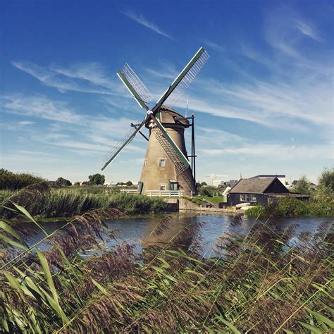 The Netherlands still use windmills to pump water and they are ...