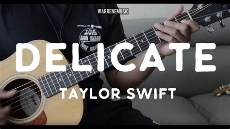 Taylor Swift - Delicate Guitar Tutorial/Cover - YouTube