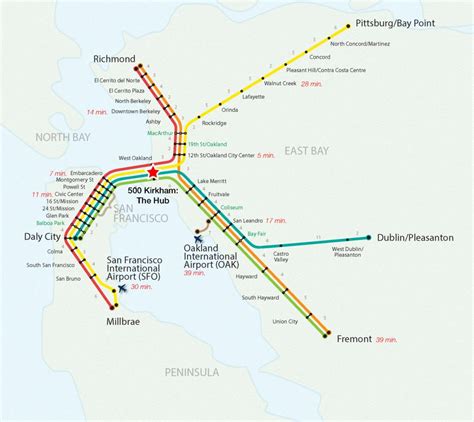 Oakland Airport Bart Map