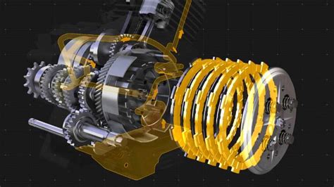 Oil Journey In a 4-Stroke Motorcycle Engine 3D Animation