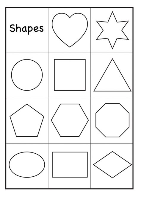 Color by Shapes Worksheets | Activity Shelter