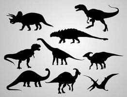 Dinosaur Silhouette Free Vector Art - (1,089 Free Downloads)