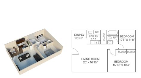 Floorplans - Fox Run Apartments