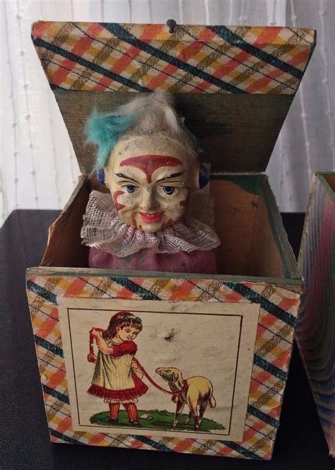 antique jack in the box creepy - Google Search | Creepy vintage, Jack in the box, Antique toys