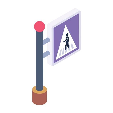 Trendy editable isometric style icon of road Directions sign 6248614 ...