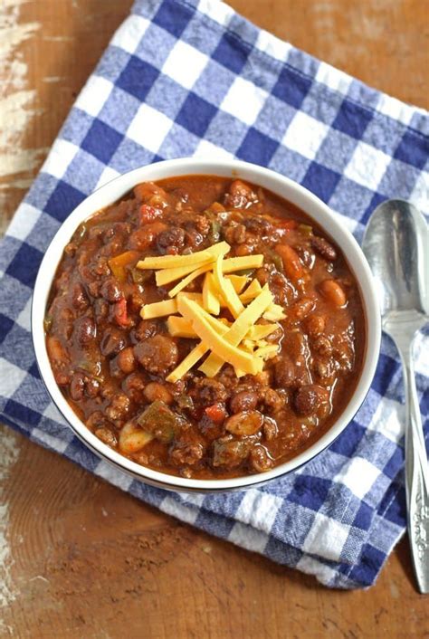 Chili Beans With Chorizo And Ground Beef - Beef Poster