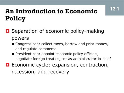 13 Making Economic and Social Policy - ppt download