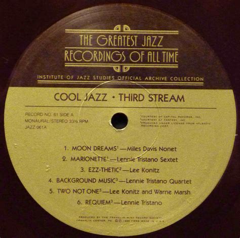 vinyldiscovery: Franklin Mint: "The Greatest Jazz Recordings Of All Time"