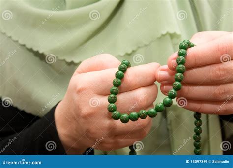 Islam prayer beads stock image. Image of chant, woman - 13097399