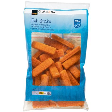 Buy Frozen MSC Alaskan Pollock Fish Sticks (1000g) cheaply | coop.ch