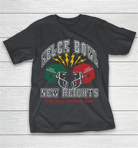 Homage 2023 Kelce Bowl New Heights With Jason Kelce And Travis Kelce Podcast Shirts | WoopyTee