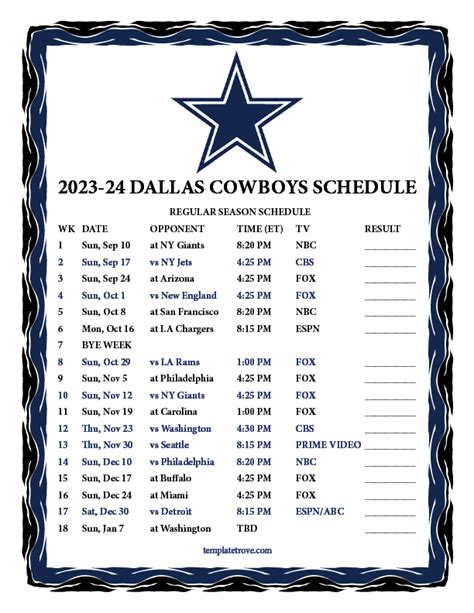 Sheila Jenkins Headline: Dallas Cowboys Game 2023 Schedule