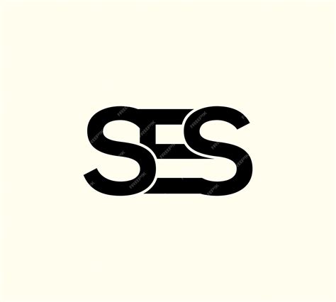 Premium Vector | Ses letter logo design