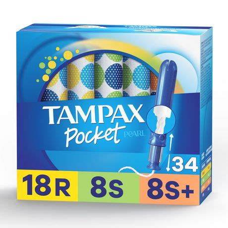 Always Tampax Pocket Pearl Triplepack (Regular/Super/Super Plus) Plastic Tampons | Walmart Canada